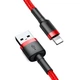 Кабель Baseus Cafule Cable USB For Lightning 2.4A 1m Red+Red - зображення 1