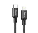 Кабель HOCO X14 Type-C to iP 3A, 20W, 2m, nylon, aluminum connectors, Black - изображение 1