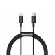 Кабель Baseus Superior Series Type-C to IP PD 20W 1m Black - зображення 1
