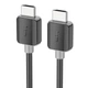 Кабель HOCO US08 HDTV 2.0 male-to-male 4K HD data cable(L=3M) Black - изображение 1