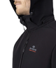 Ветровка мужская AVECS Softshell Демисезонная куртка Черная - изображение 6