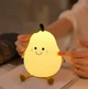 Детский силиконовый ночник-светильник «Груша» с LED-подсветкой, 7 цветами и USB-зарядкой - изображение 6