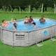 Каркасный бассейн Bestway 56714 с окнами и фильтр-насосом, 427×250×100 см - изображение 4