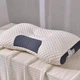 Ортопедична прямокутна подушка 48x74 см з підтримкою шиї та спини Pillow-01 Біло-сіра - зображення 6