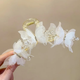 Заколка-крабик с бусинами для волос Butterfly Claw Clip - изображение 3