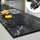 Самоклеящаяся Пленка 5м Черная Мрамор для Кухни Kitchen Sticker Мраморная Наклейка 3м на 60см - изображение 5
