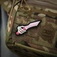 Нашивка M-Tac Skeleton Knife Pink PVC 51575012 - зображення 4