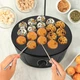 Электрическая такоячница RAF R.527Takoyaki Maker для пончиков и мясных шариков (18 ячеек) - изображение 6