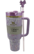 Термос термокружка Stanley Quencher H2.0 Tumbler из нержавеющей стали 1,18 л Happy Thoughts KT6007859 - изображение 4
