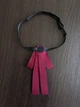 Елегантна брошка-бант із перлиною Honey Fashion Accessories бордовий (30к056) - изображение 4