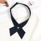 Елегантна краватка-перехрестя Honey Fashion Accessories темно-синій (30к057) - изображение 1