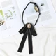 Елегантна брошка-бант із перлиною Honey Fashion Accessories чорний (30к056) - изображение 1