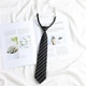 Краватка на резиночці у смужку Honey Fashion Accessories чорна (30к055/1) - изображение 1