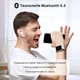 Бездротові навушники Choetech BH-T60 White TWS, Bluetooth 5.3, ANC+ENC, LED-дисплей - зображення 9