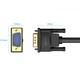 Кабель Vention VGA 15M-15M 25 м з феритами для передачі відеосигналу Чорний (DAEBS) - зображення 3