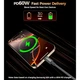 Магнитный кабель для передачи данных Choetech USB-C M-M PD 60W LED-дисплей 1.2м Gray (XCC-1067-GY) - изображение 5