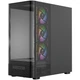 Корпус Modecom VOLCANO AQ400 ARGB MIDI Tower із LCD дисплеєм 6.2” 4x120mm без БЖ Black (MC-A-AQ400-4FA-B) - зображення 3