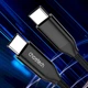 Кабель для передачи данных Choetech USB-C 2.0 M-M 480 Mbps PD 240W 2м Black (XCC-1036) - изображение 5
