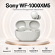 Навушники бездротові Sony WF-1000XM5 TWS Bluetooth 5.3 закриті Сріблястий (WF1000XM5S.CE7) - зображення 2