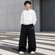 Спортивные штаны baggy XIN.QD для мальчика широкие 10-15 лет,Черный, 146 - изображение 4