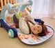 Детские ходунки 6 в 1 с мягким ковриком Baby Steps J905 Игровой музыкальный Bluetooth центр с бизибордом и пианино с подсветкой - изображение 4