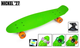 Пенни борд Nickel 27" Green светящиеся колеса - изображение 3
