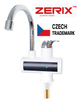 Кран на кухню с подогревом воды Zerix электрический проточный водонагреватель для кухни и умывальника (3077) - изображение 2