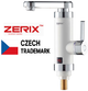 Кран смеситель с подогревом воды Zerix электрический для кухни проточный водонагреватель с индикатором температуры (2981) - изображение 2