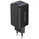 Сетевое зарядное устройство Proove Pocket GaN 65W 1*USB QC4.0+ 2*Type-C PD3.0 Black - изображение 2