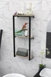 Настінна полиця в стилі лофт EcoLoft Elevia DSP-1174 Дуб Сонома - зображення 1