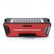Портативная колонка Golon RX-S2618BTS Red, Bluetooth, солнечная панель, аккумулятор до 6 часов работы, красная - изображение 1