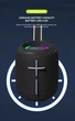 Портативная колонка Hopestar P20 Mini Black, 10 Вт, Bluetooth, аккумулятор до 6 часов, подсветка, компактная, черная - изображение 3