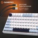 Клавіатура ігрова дротова GamePro Genesis Warden MK160BL USB, механічна Outemu Switches, RGB підсвітка, біла - зображення 6