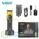 Триммер VGR V-885T GOLD 4 насадки LED display - изображение 1