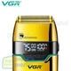 Электробритва VGR V-350 GOLD шейвер двойное лезвие 2 насадки LED Display - изображение 6