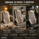 Массажная подушка Darius DRS-310C для шеи и спины с подогревом, роликовый массажер для плеч и поясницы - изображение 6