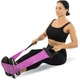 Лента-эспандер эластичная для фитнеса и йоги с ручками SP-Sport Pilates Band 8038 Фиолетовый - изображение 11