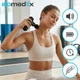 Массажер перкуссионный мышечный Isomedix Mini Gun аккумуляторный 4 насадки 5 режимов + защитный кейс (27311) - изображение 2