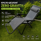 Раскладное кресло-шезлонг садовое с подголовником WCG R-02 Zero Gravity. Лежак для природы и дома до 120кг. - изображение 1