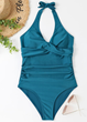 Сдельный купальник FS Flowy Abundant L с утягивающим эффектом Морской волны (9526) - изображение 6