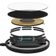 Бездротовий зарядний пристрій Baseus Simple Mini Magnetic Wireless Charger с технологією Qi 15W (WXJK-F01) Black - зображення 6