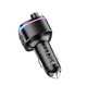 Автомобильный адаптер Hoco E62 Fast car BT FM transmitter Black зарядное устройство для телефона |2USB/1Type-C, TF/U Disk, 20W/3A, QC/PD| Черный - изображение 7