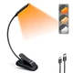 Настільна портативна лампа на прищіпці з акумулятором Glocusent Glocusent Mini clip-on book light A11 1800/3400/6000K 80h Чорний - зображення 3