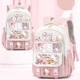 Шкільний рюкзак Hello Kitty Хелло Кітті з аксесуарами Рожевий (28779) - зображення 4
