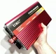 Перетворювач AC/DC на машину, UKC AR 2500W 12V, Інвертор на автомобіль, 12V/220V/2500W, міцний алюмінієвий корпус + USB-вихід 5В для заряджання гаджетів, червоний - зображення 2