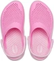 Крокси дитячі сабо Crocs LiteRide 360 Clog Kids' Taffy pink/Ballerina pink 28 рожеві - изображение 4