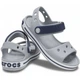 Крокси сандалі Crocs Crocband Sandal Light Grey/Navy 31 сірі - зображення 1