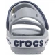 Крокси сандалі Crocs Crocband Sandal Light Grey/Navy 31 сірі - зображення 4