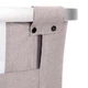 Детская приставная кроватка - манеж с матрасом 3-в-1 CARRELLO Aria CRL-16401 Silver Grey с рождения - изображение 6