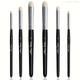 Набір пензлів Lonely Finger для dry brush, 6 шт (№4, 8, 12), натуральний ворс кози - зображення 1